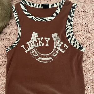 urban outfitters lucky me top